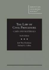 The Law of Civil Procedure : Cases and Materials 6th