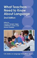 What Teachers Need to Know about Language 2nd