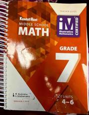 Illustrative Mathematics: Grade 7 Units 4-6 Teacher Guide 3. 1415