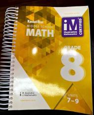 Illustrative Mathematics: Grade 8 Units 7-9 Teacher Guide 3. 1415