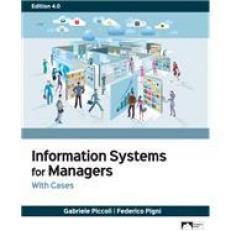 Information Systems for Managers : With Cases, Edition 4. 0