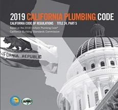 2019 California Plumbing Code 