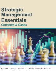 Strategic Management Essentials 1st