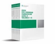 2024 CFA Program Curriculum Level II Box Set 