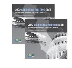 2022 California Building Code, Title 24, Part 2 (Volumes 1 & 2), ISBN 9781957212883