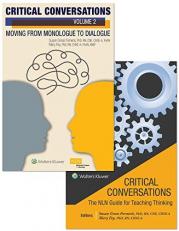 Critical Conversations: the NLN Guide for Teaching Thinking (Volume 1) + Moving from Monologue to Dialogue (Volume 2) Package