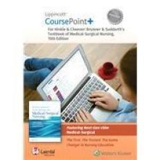 Lippincott CoursePoint+ Premium for Brunner and Suddarth's Textbook of Medical-Surgical Nursing 15th