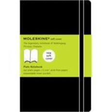 Moleskine Classic Notebook, Extra Large, Plain, Black, Soft Cover (7. 5 X 10)