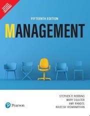 MANAGEMENT, 15TH EDITION