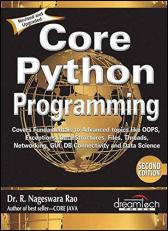 Core Python Programming, 2Ed [Paperback] [Jan 01, 2018] R. Nageswara Rao