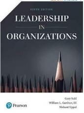 leadership in organizations, 9th edition