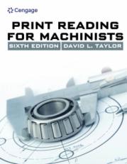 MindTap Blueprint Reading, 1 term (6 months) Instant Access for Taylor's Print Reading for Machinists