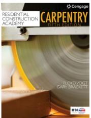 MindTap for Vogt/Brackett's Residential Construction Academy: Carpentry,  1 term Instant Access