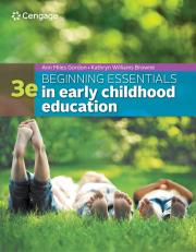 Beginning Essentials in Early Childhood Education 3rd