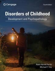 Disorders of Childhood: Development and Psychopathology 4th