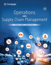 Operations and Supply Chain Management 2nd