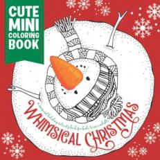 Cute Christmas Mini Coloring Book for Adults Teens & Kids | Holiday Activity: Pocket Sized Doodle Coloring Book 6