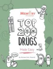 Top 200 Drugs Made Easy : Pharmacology Coloring Book 