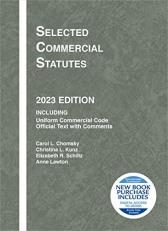 Selected Commercial Statutes, 2023 Edition with Code 